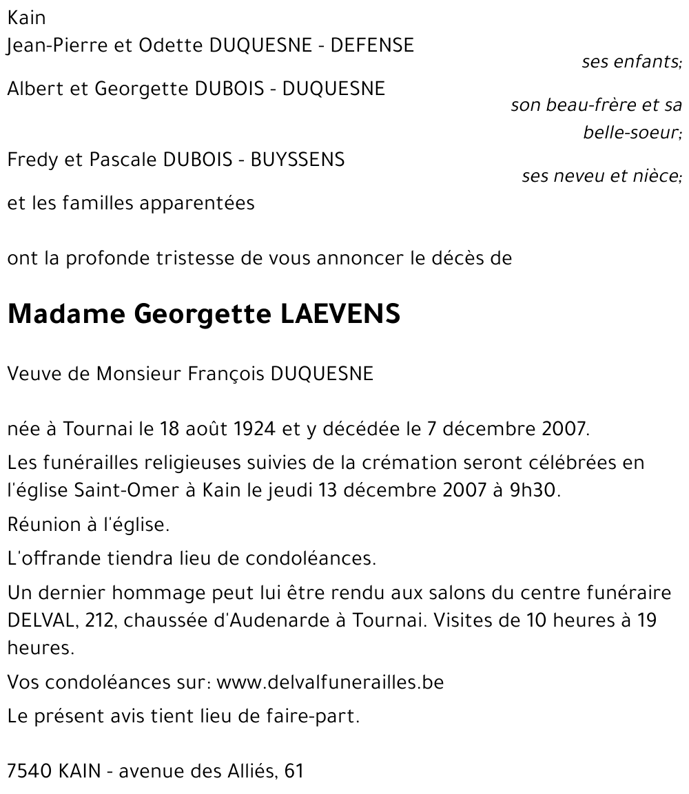 Georgette LAEVENS