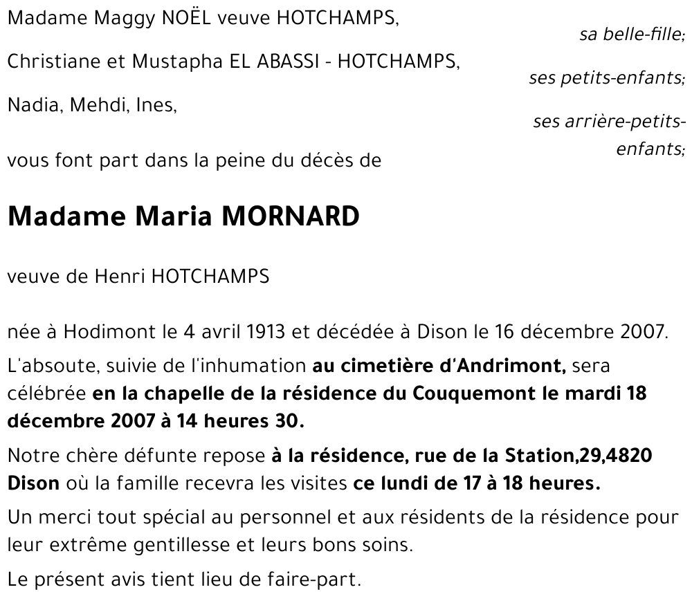 Maria MORNARD