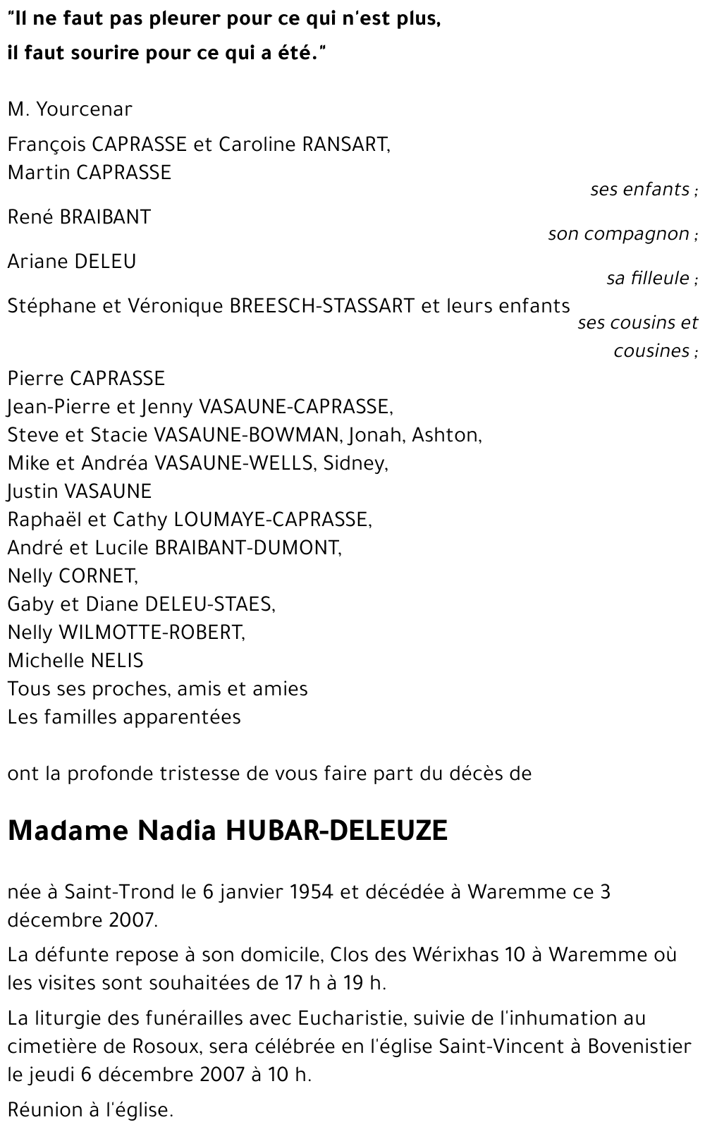 Nadia HUBAR-DELEUZE