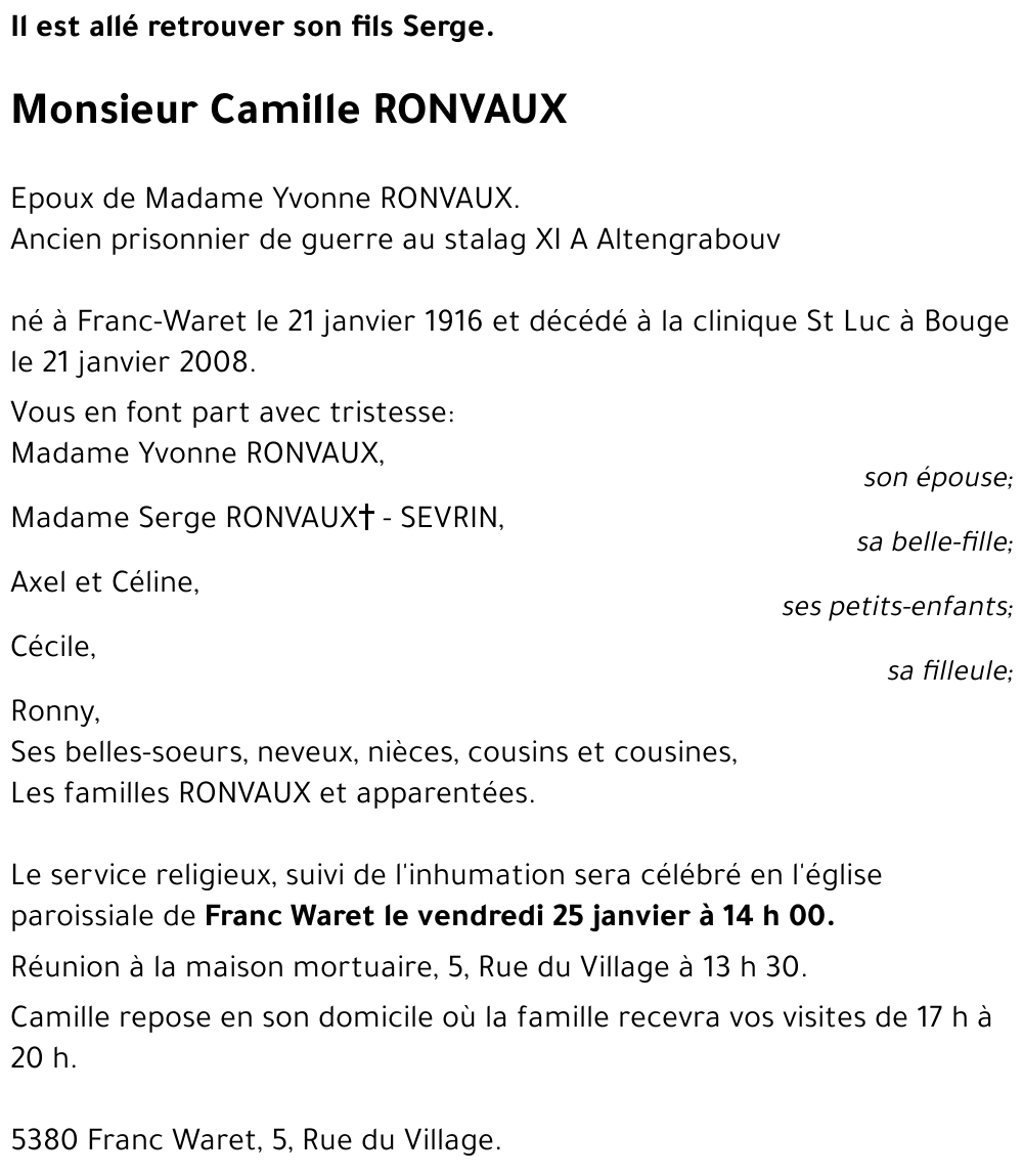 Camille RONVAUX