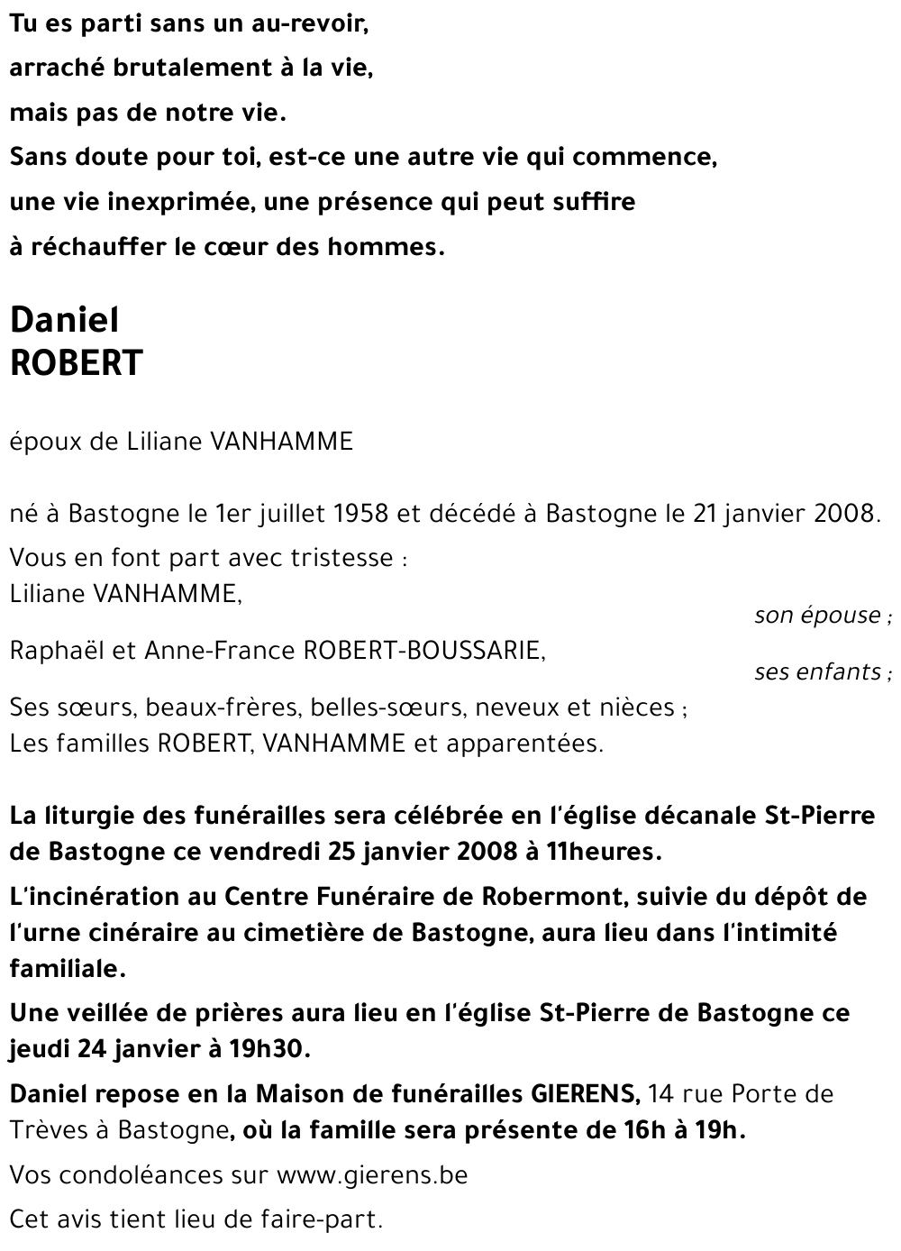 Daniel ROBERT