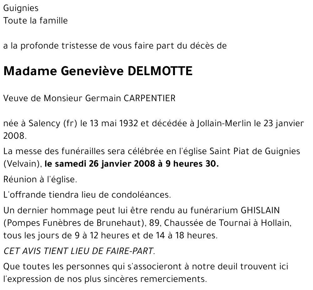 Geneviève DELMOTTE