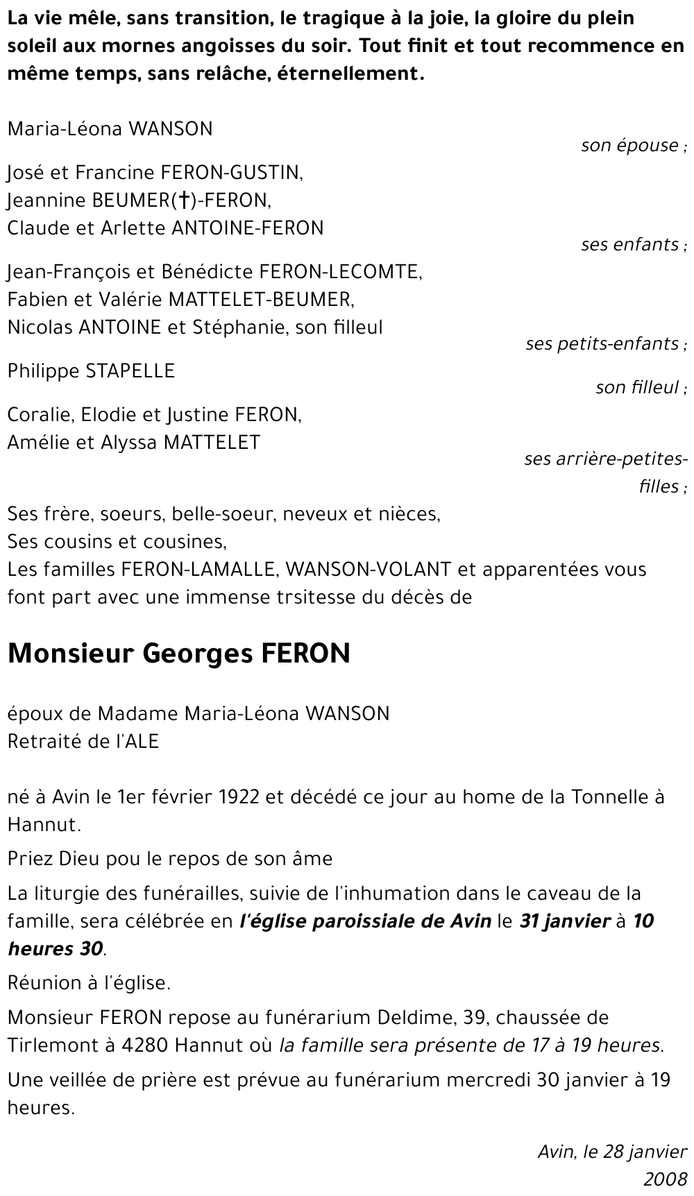 Georges FERON