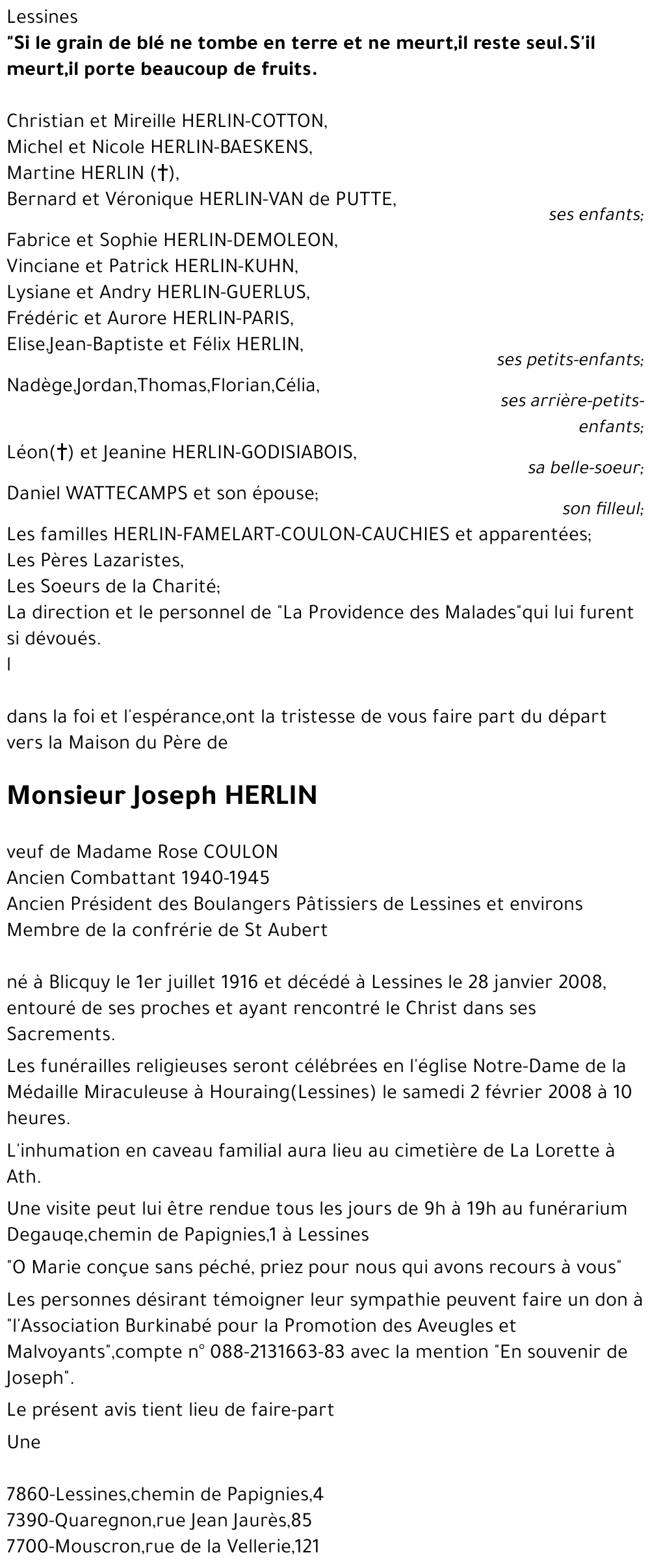 Joseph HERLIN