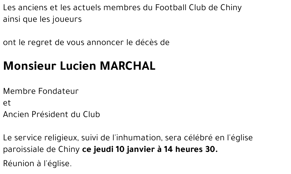 Lucien MARCHAL