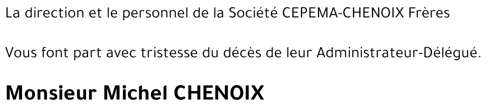 Michel CHENOIX