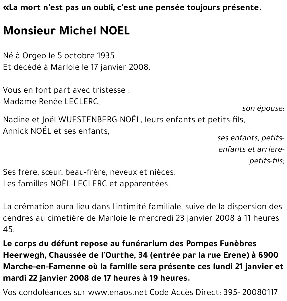 Michel NOEL