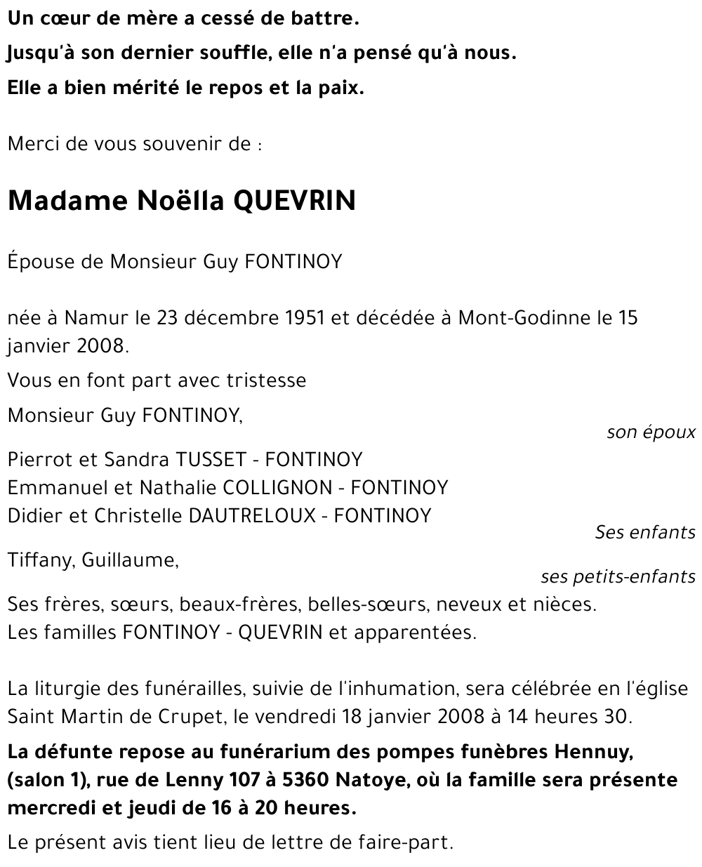 Noëlla QUEVRIN