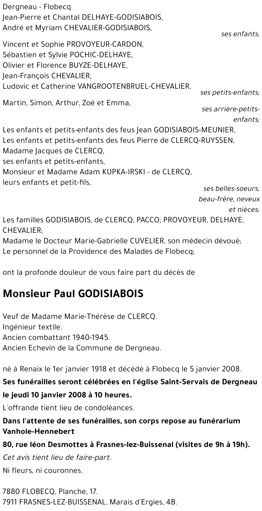 Paul GODISIABOIS