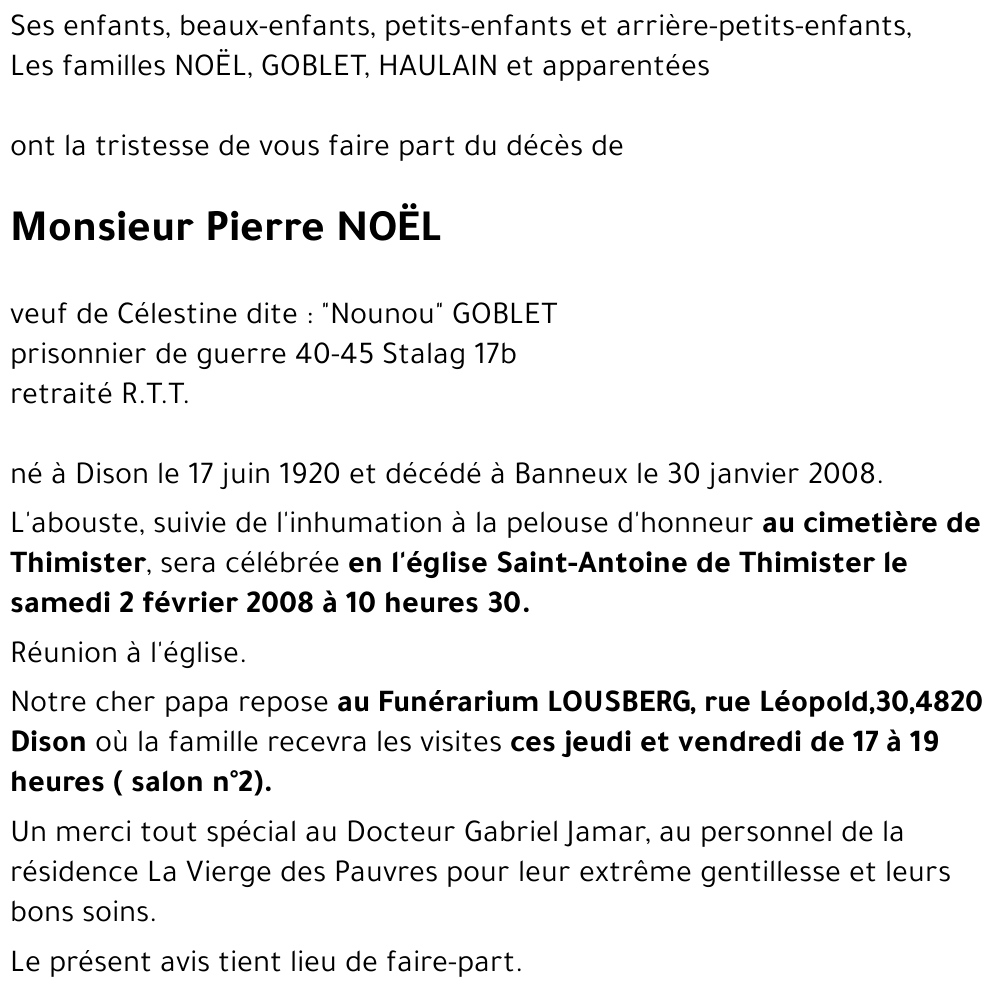 Pierre NOËL