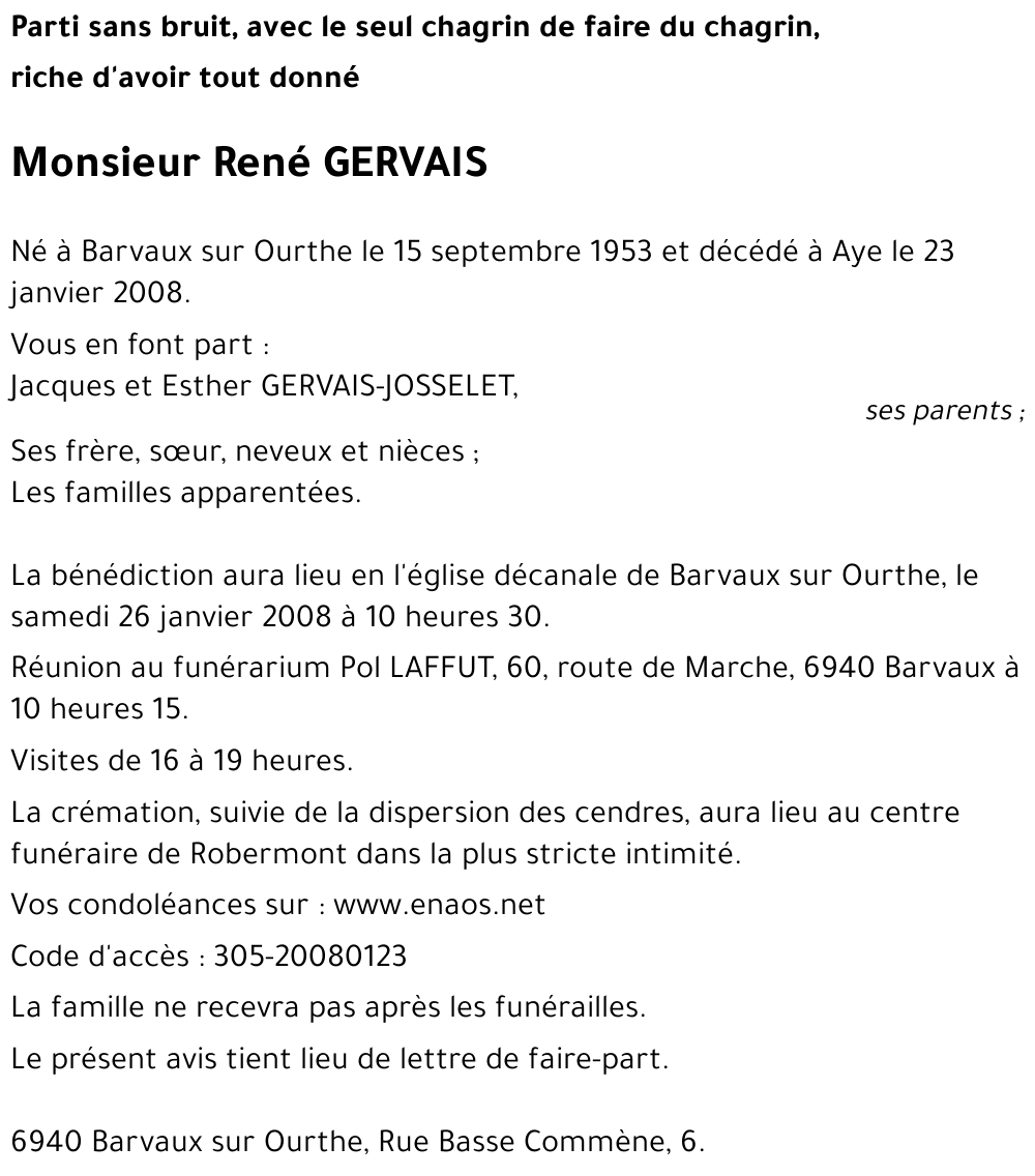 René GERVAIS