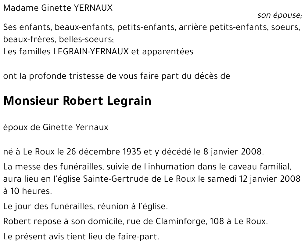 Robert Legrain