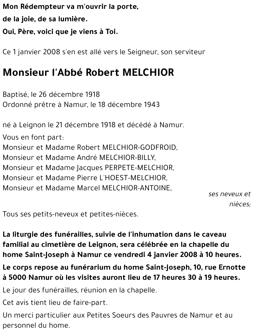 Robert MELCHIOR