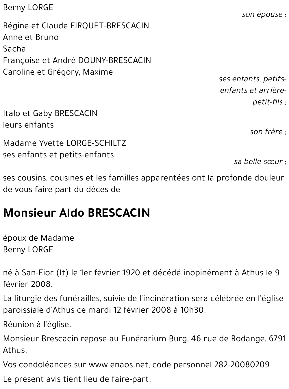 Aldo BRESCACIN