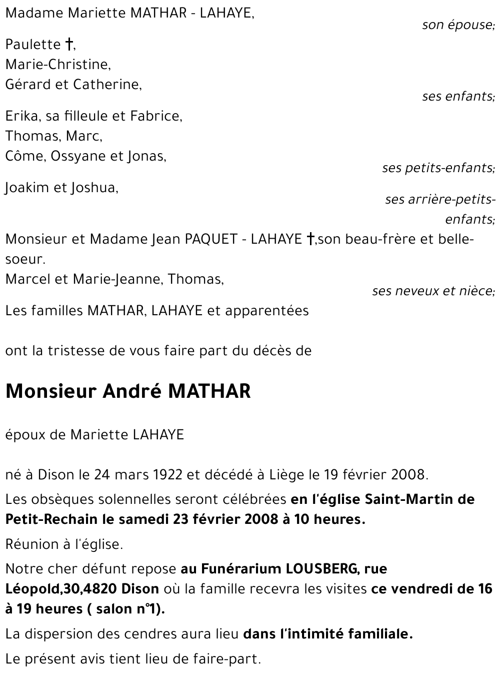 André MATHAR