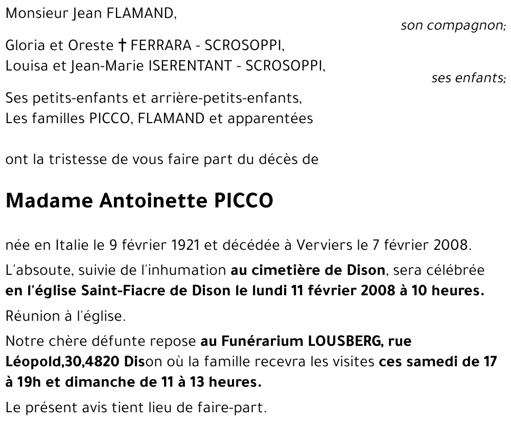 Antoinette PICCO