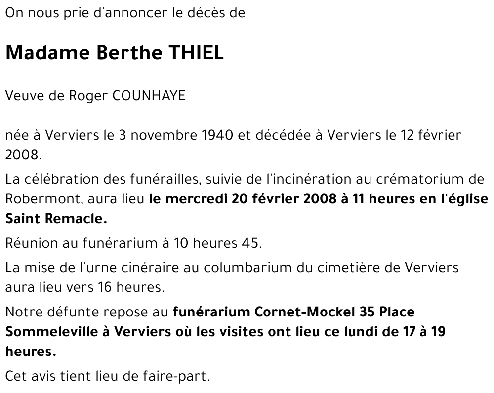 Berthe THIEL