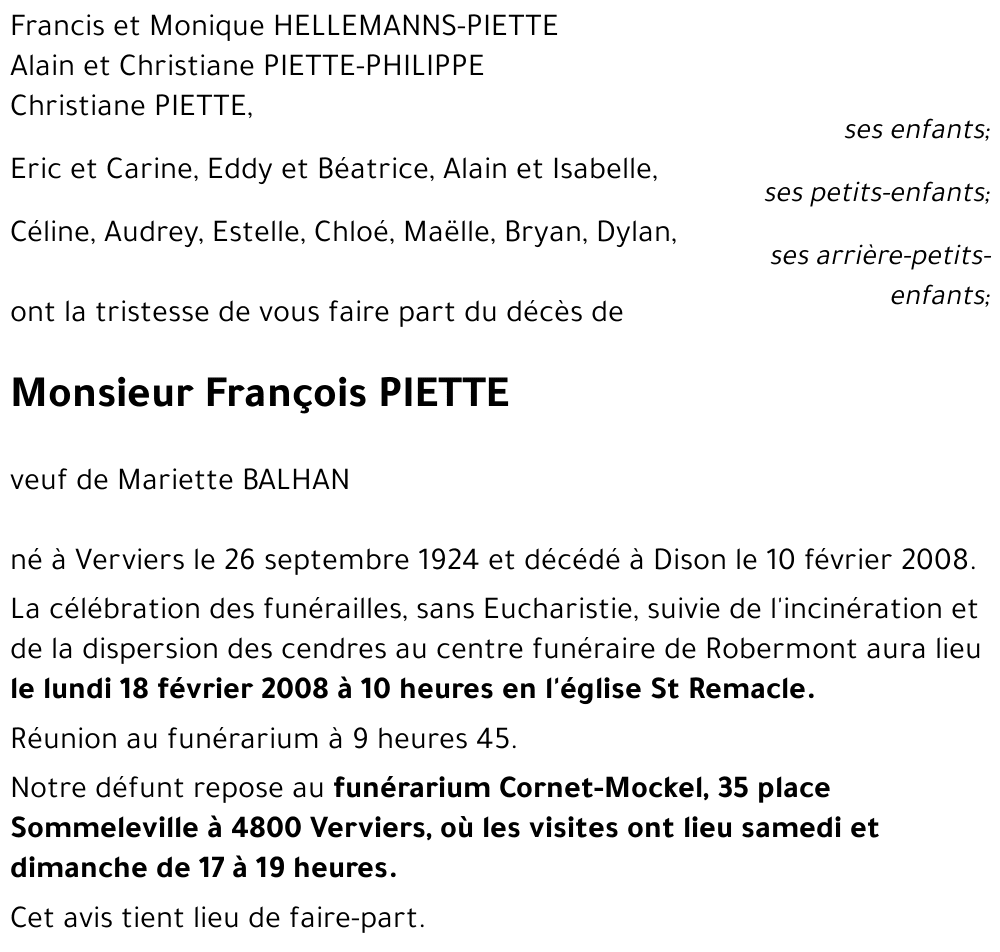 François PIETTE