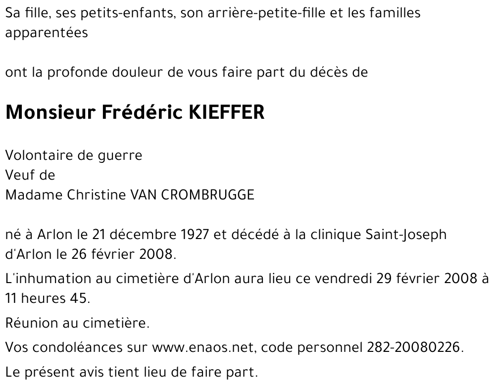 Frédéric KIEFFER