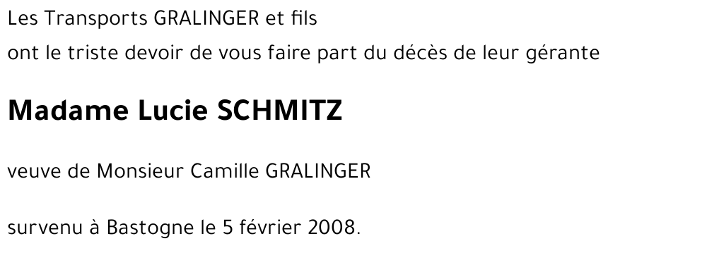 Lucie SCHMITZ