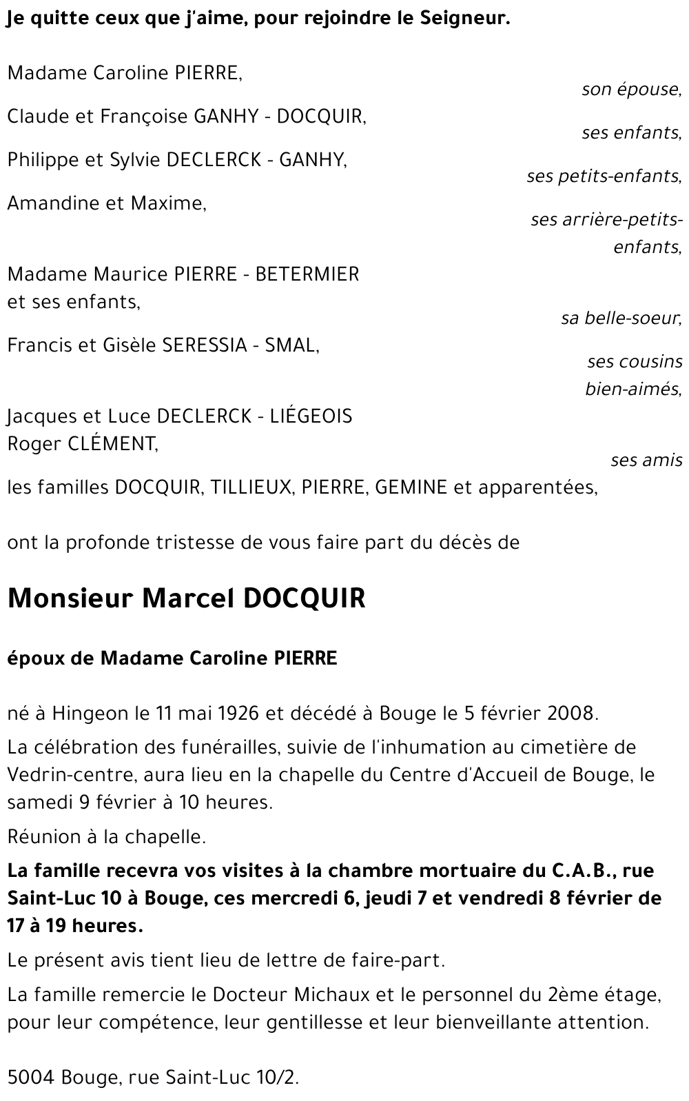 Marcel DOCQUIR