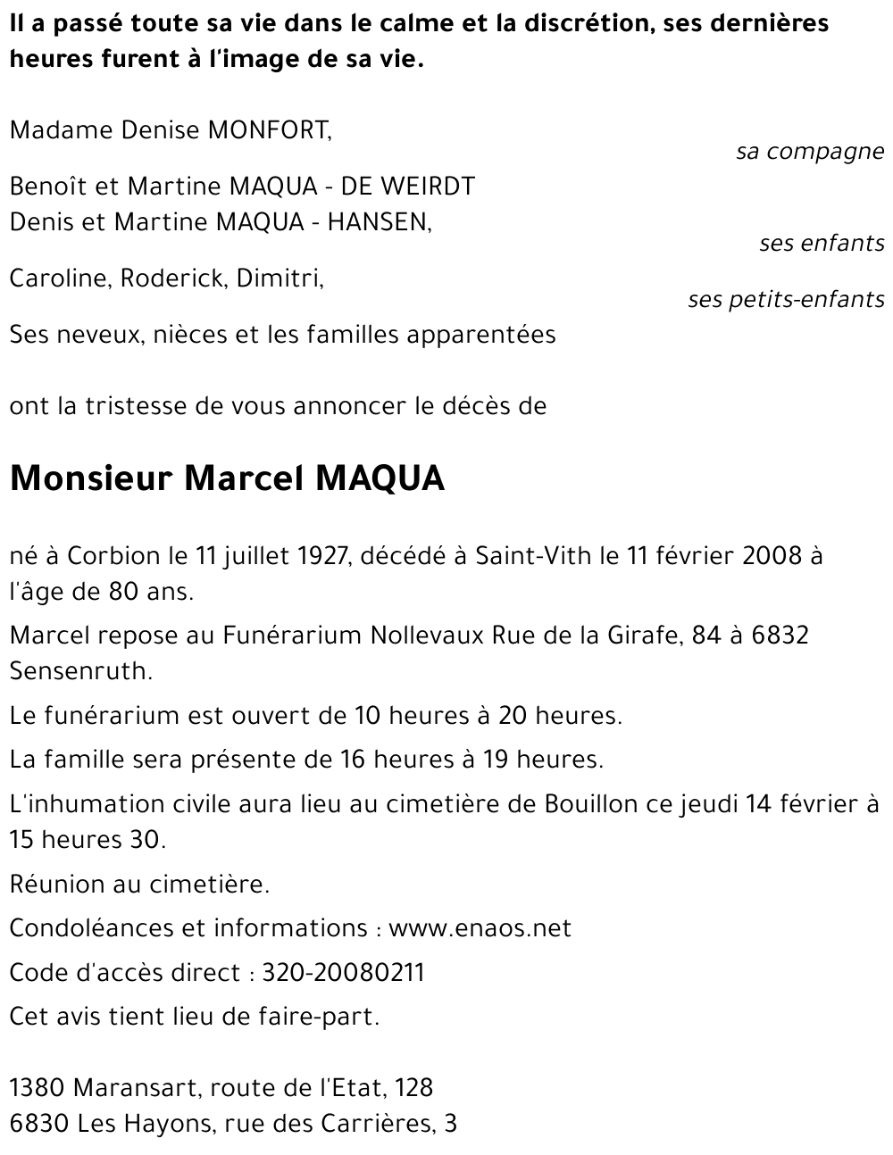 Marcel MAQUA