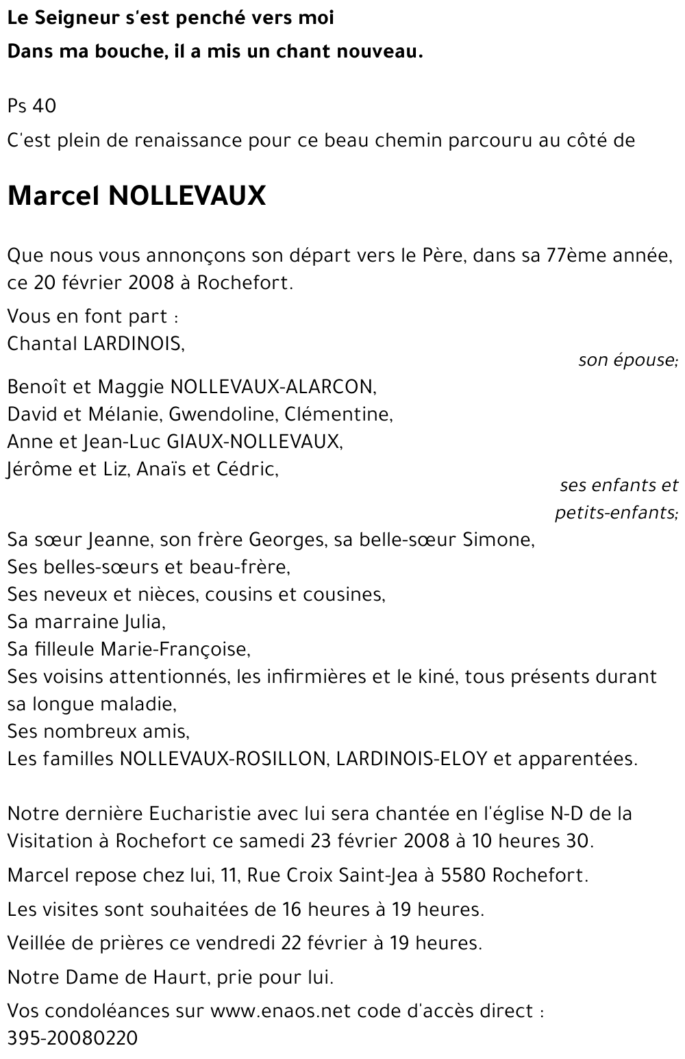 Marcel NOLLEVAUX