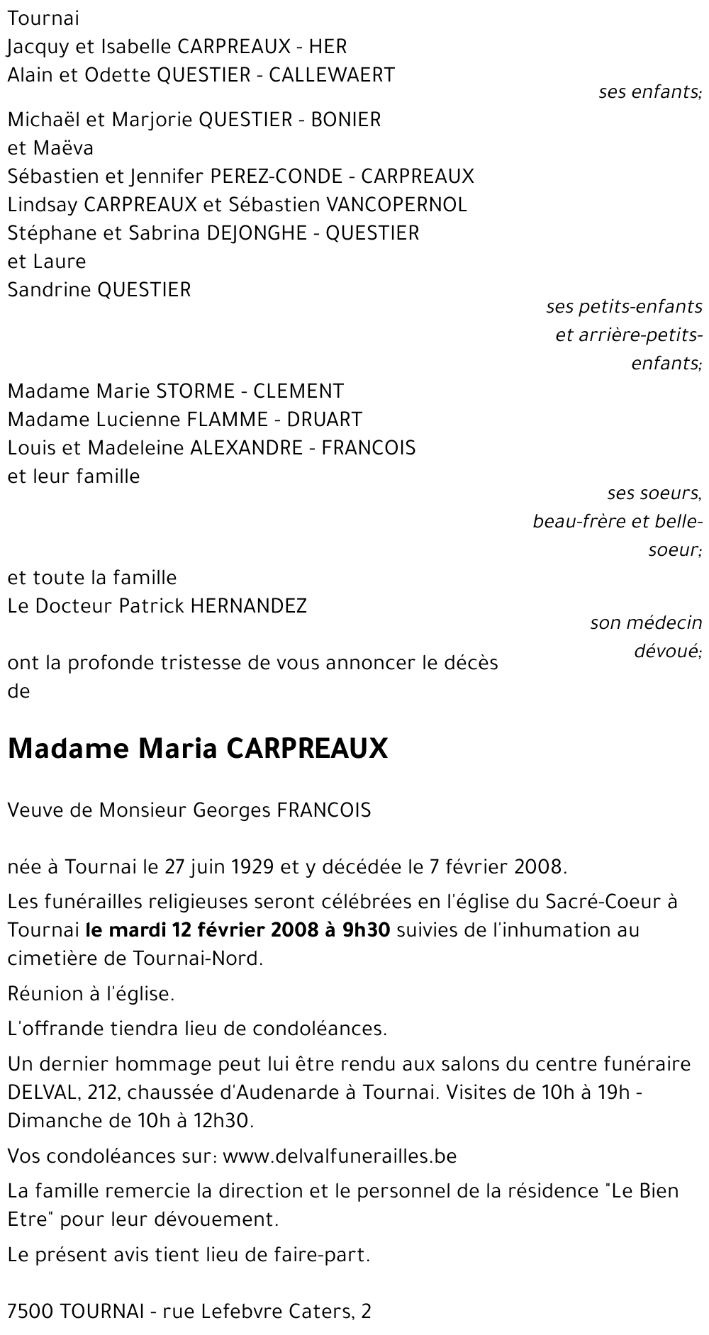 Maria CARPREAUX