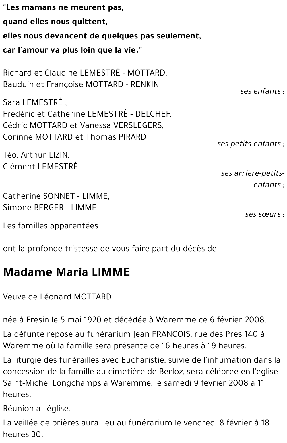 Maria LIMME