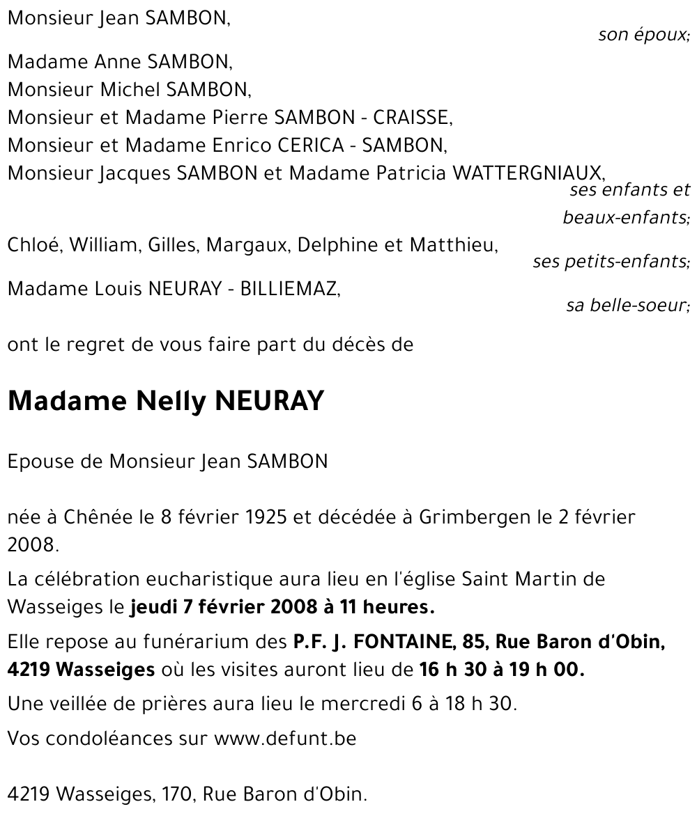 Nelly NEURAY
