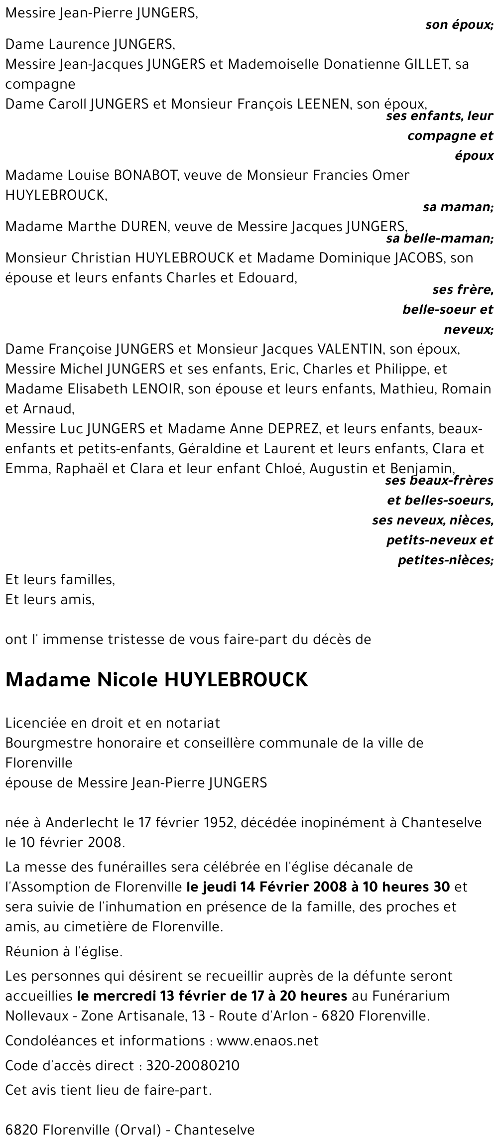 Nicole HUYLEBROUCK