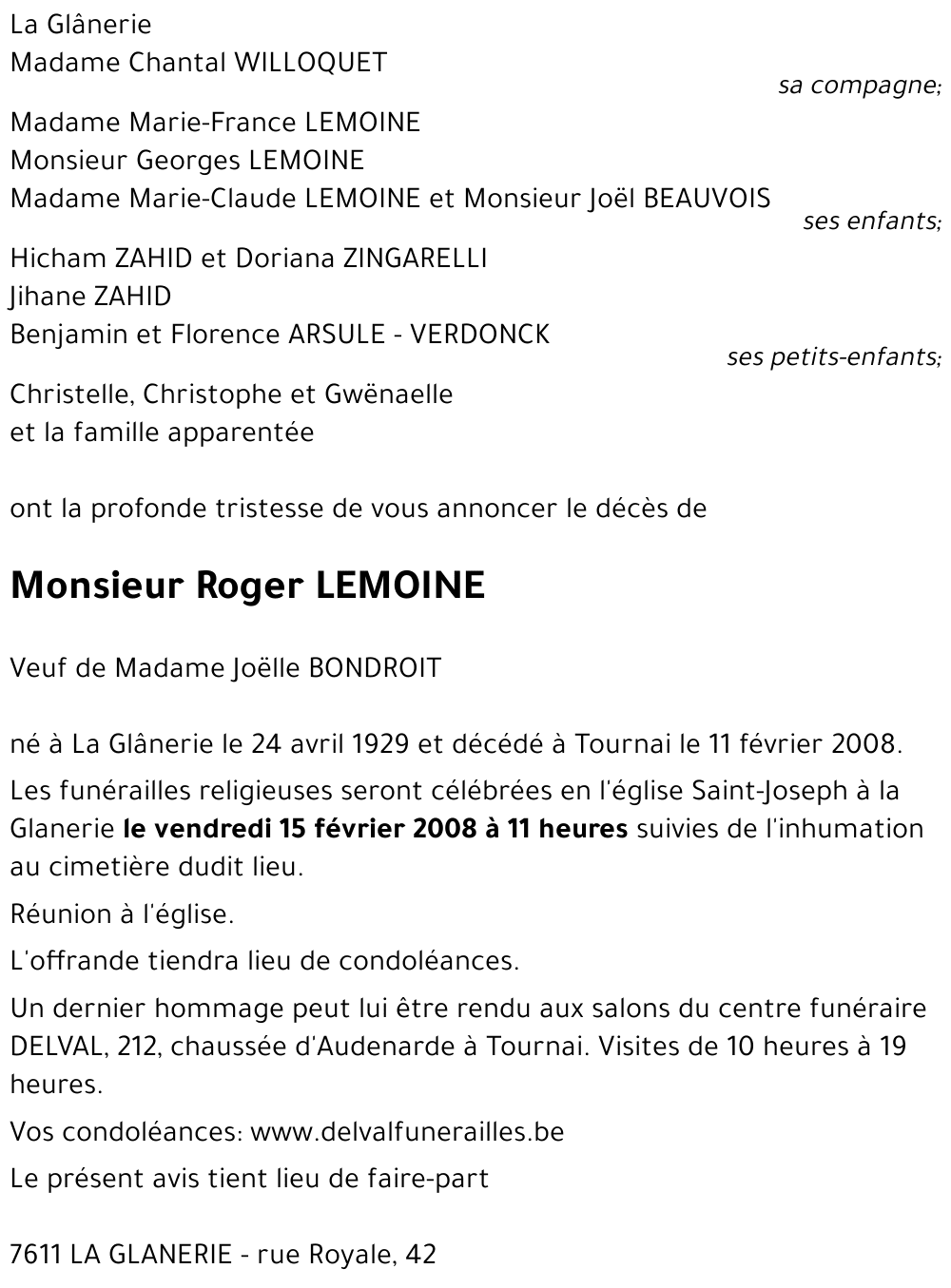 Roger LEMOINE