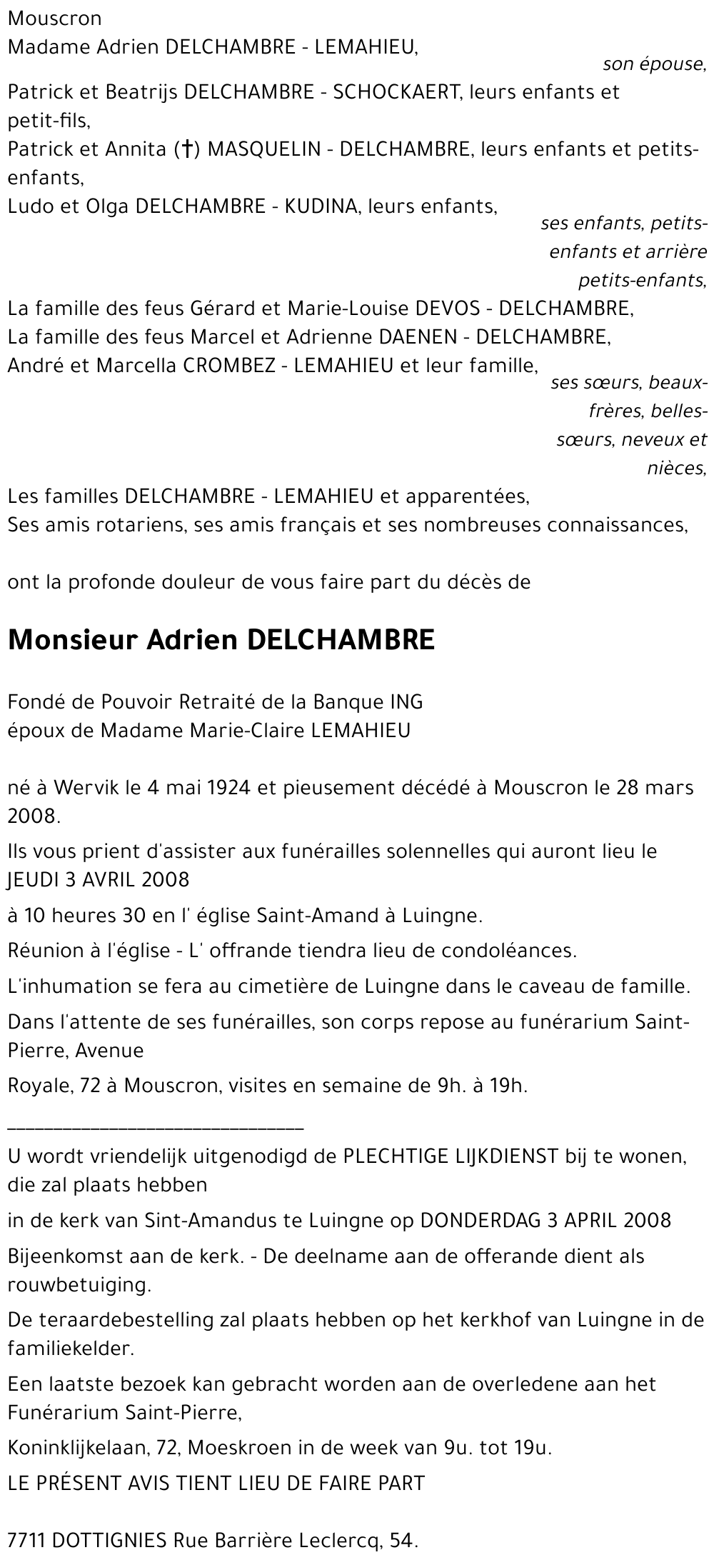 Adrien DELCHAMBRE