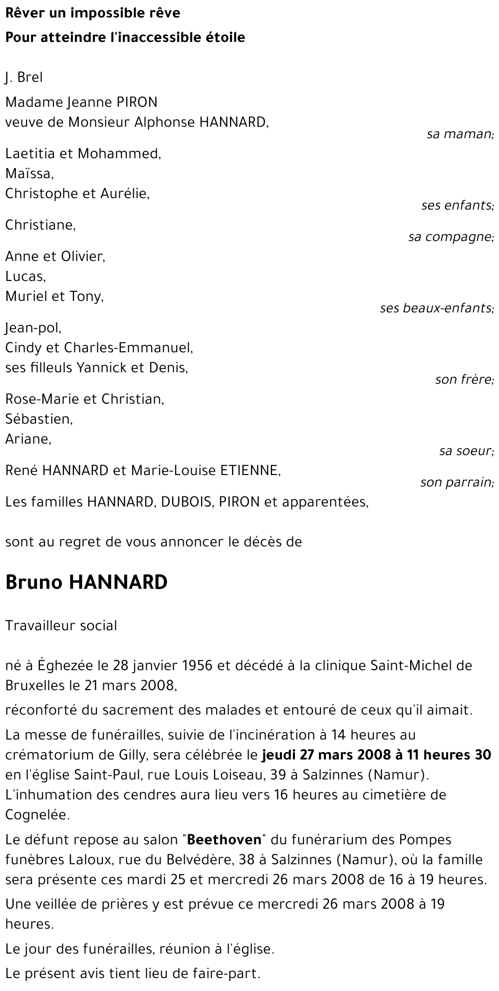 Bruno HANNARD