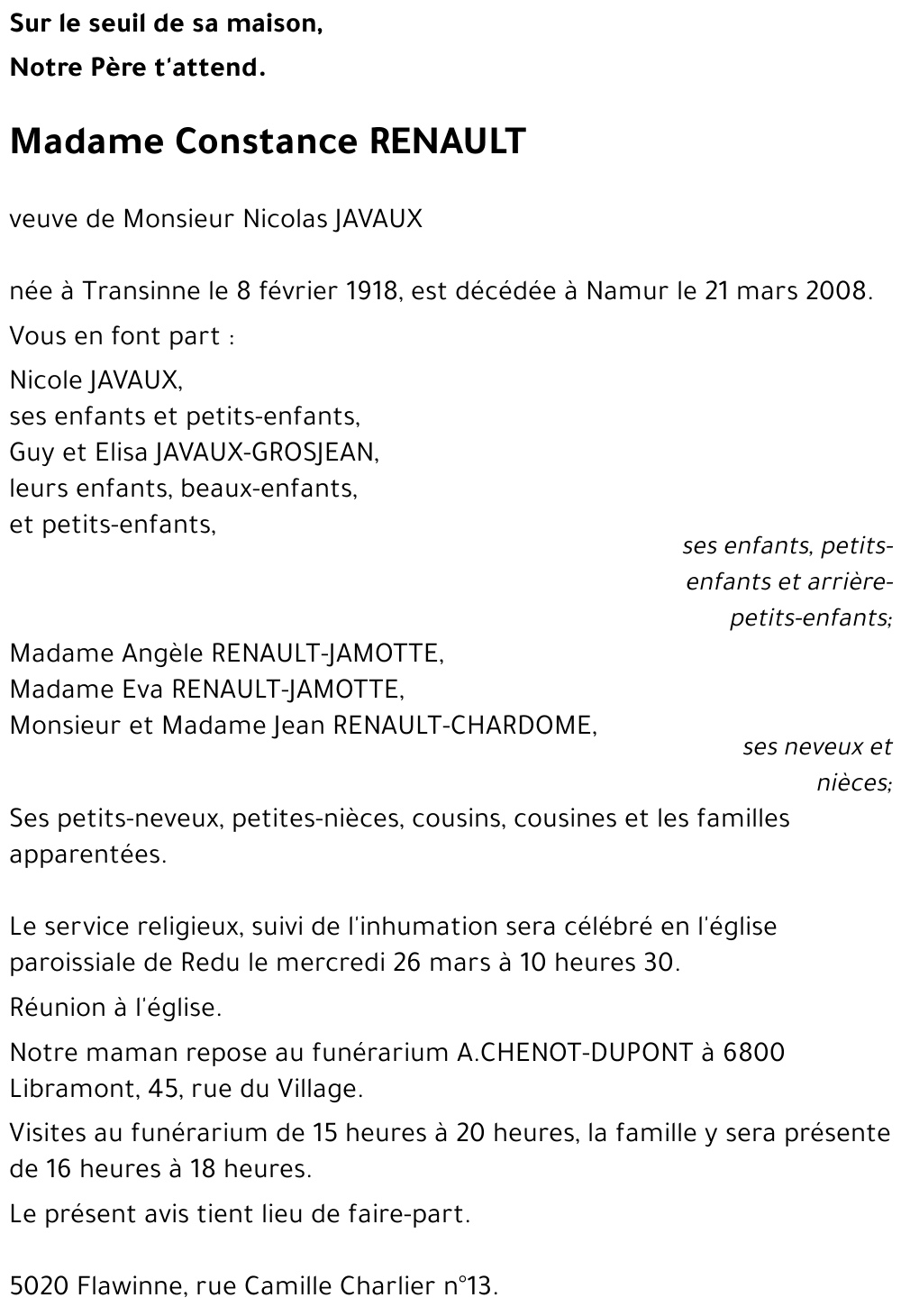Constance RENAULT