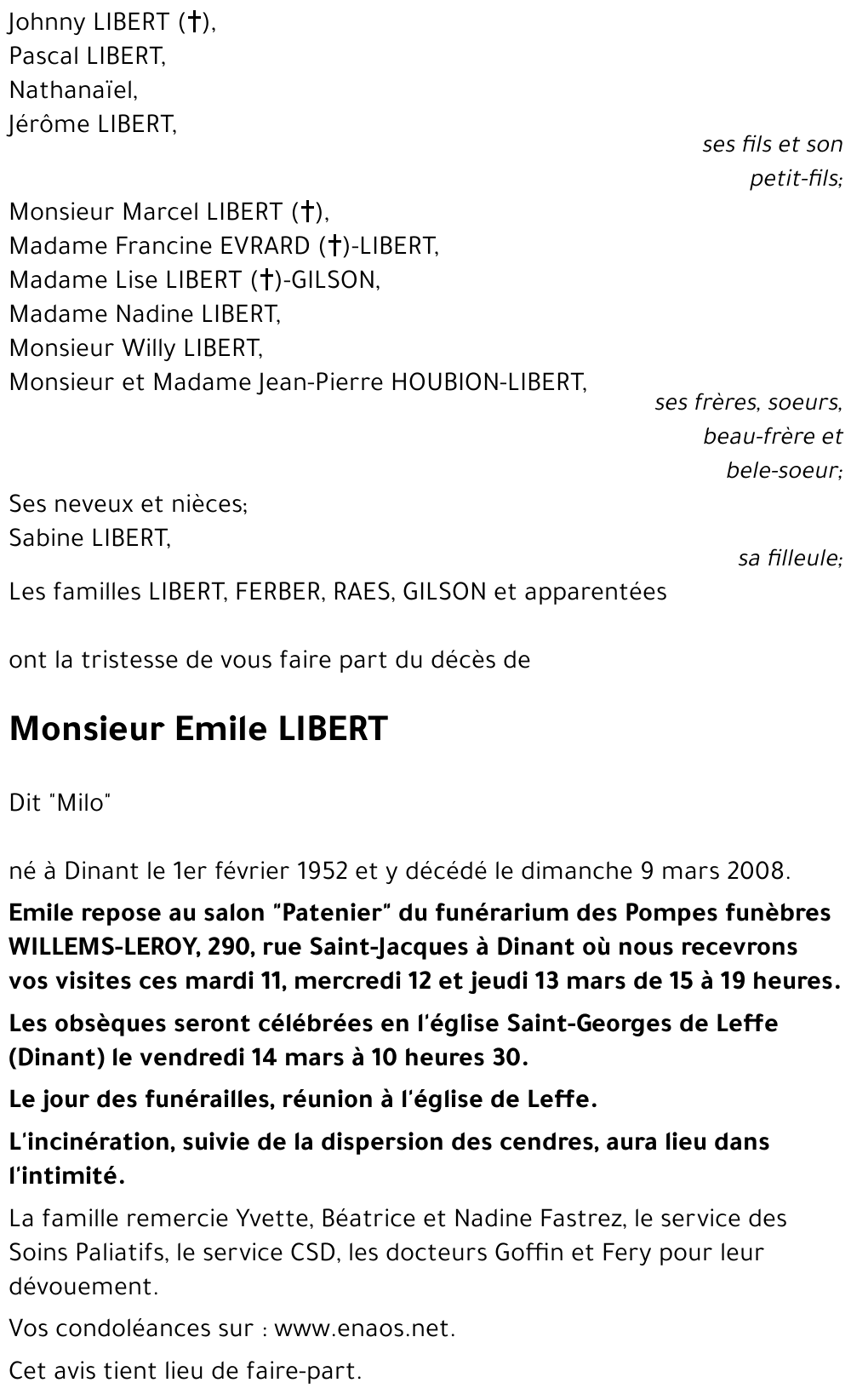 Emile LIBERT