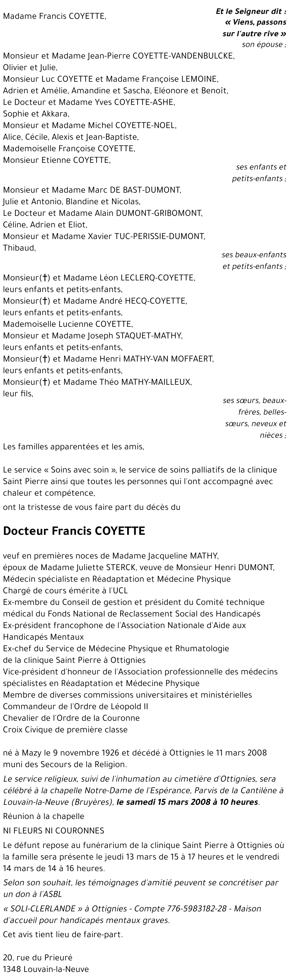 Françis COYETTE