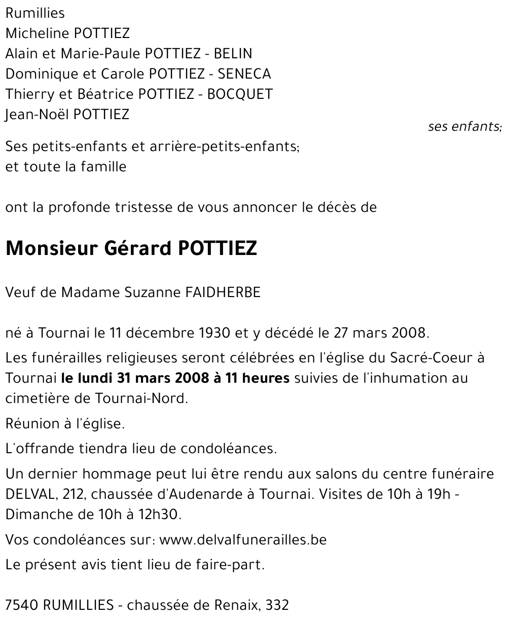 Gérard POTTIEZ