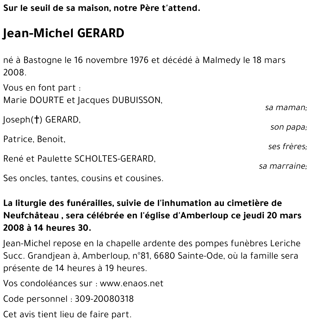 Jean-Michel GERARD