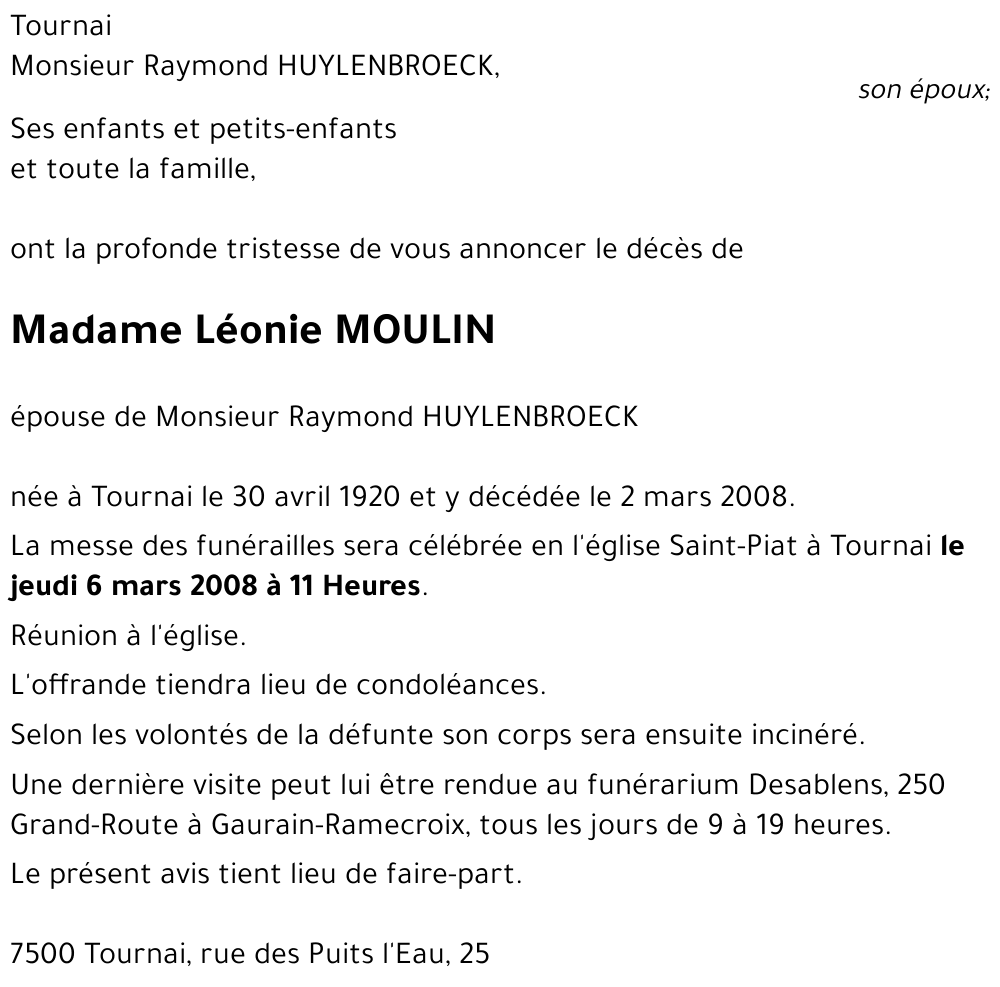 Léonie MOULIN