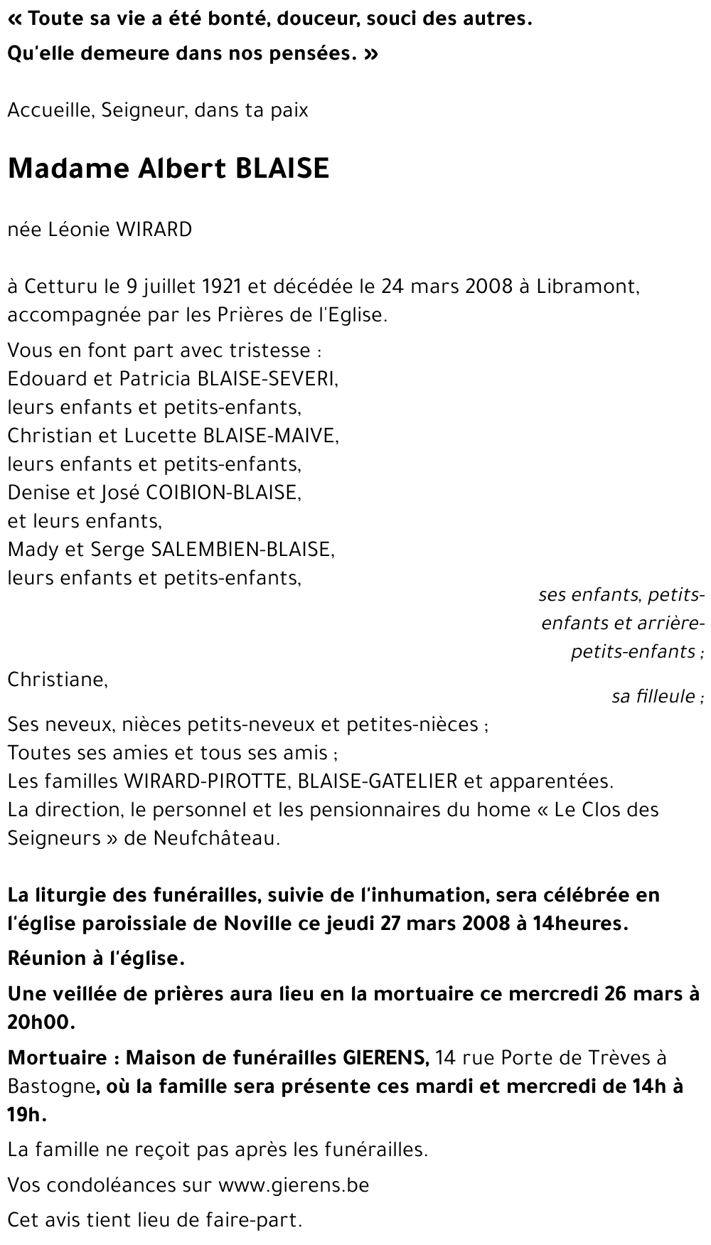 Léonie WIRARD