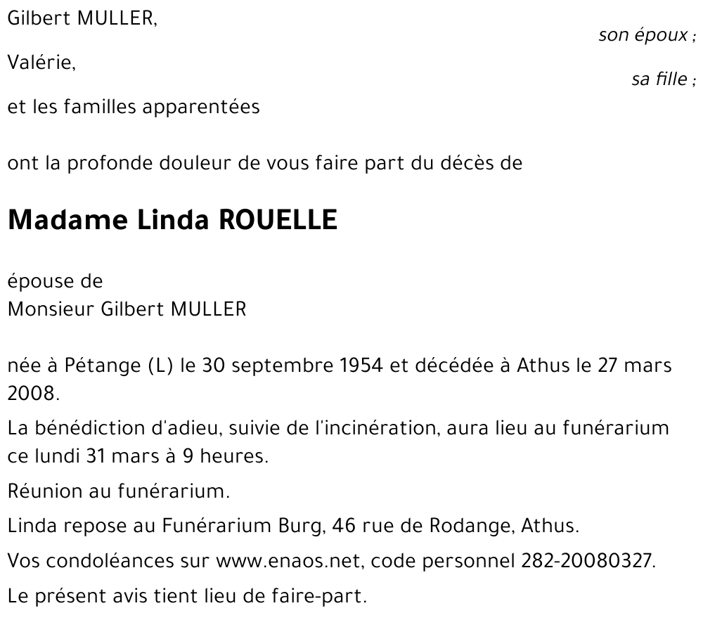 Linda ROUELLE