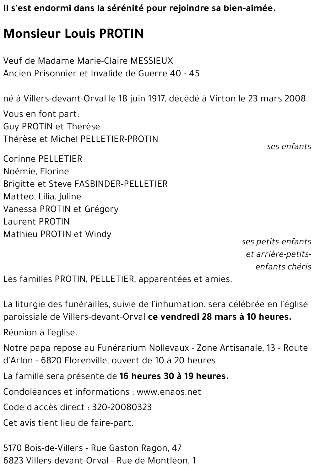 Louis PROTIN