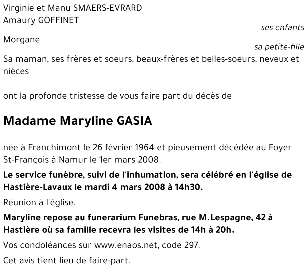 Maryline GASIA