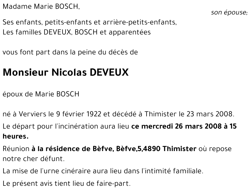 Nicolas DEVEUX