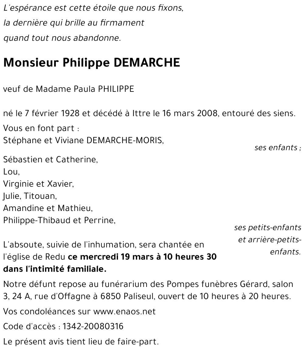 Philippe DEMARCHE