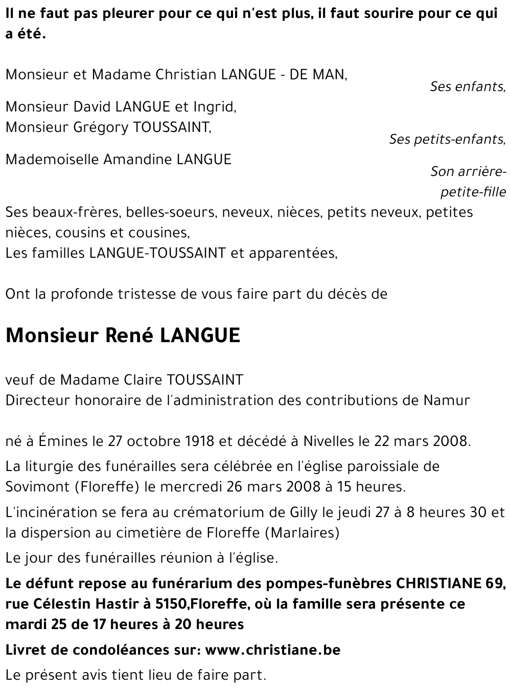 René LANGUE
