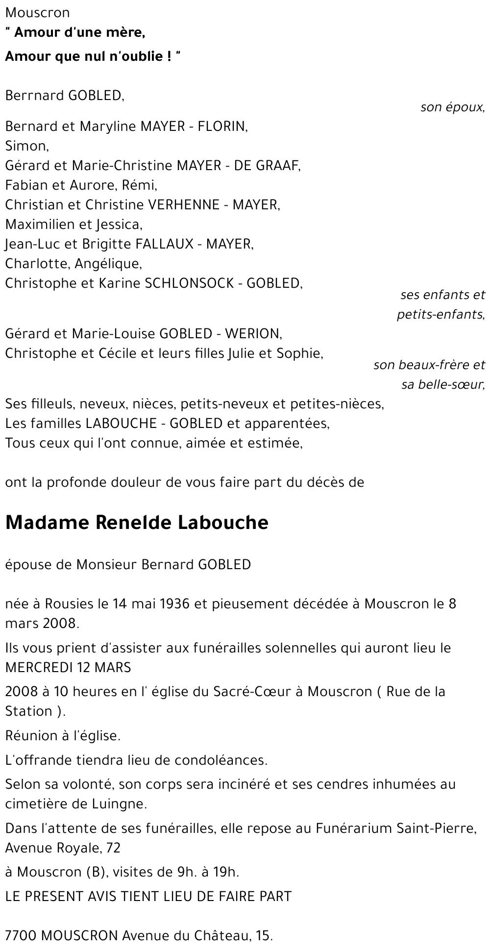 Renelde Labouche