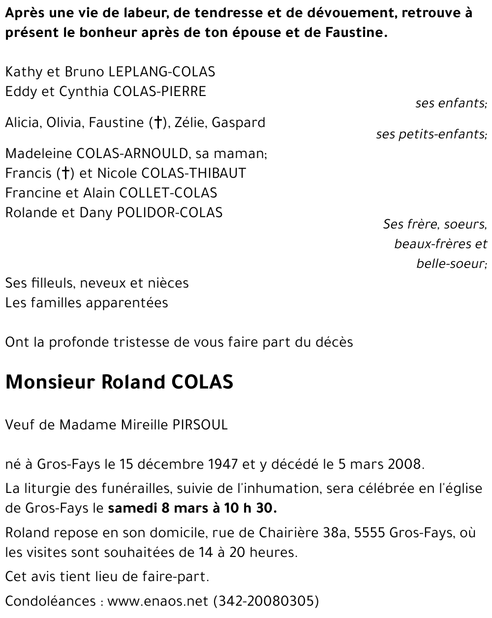 Roland COLAS