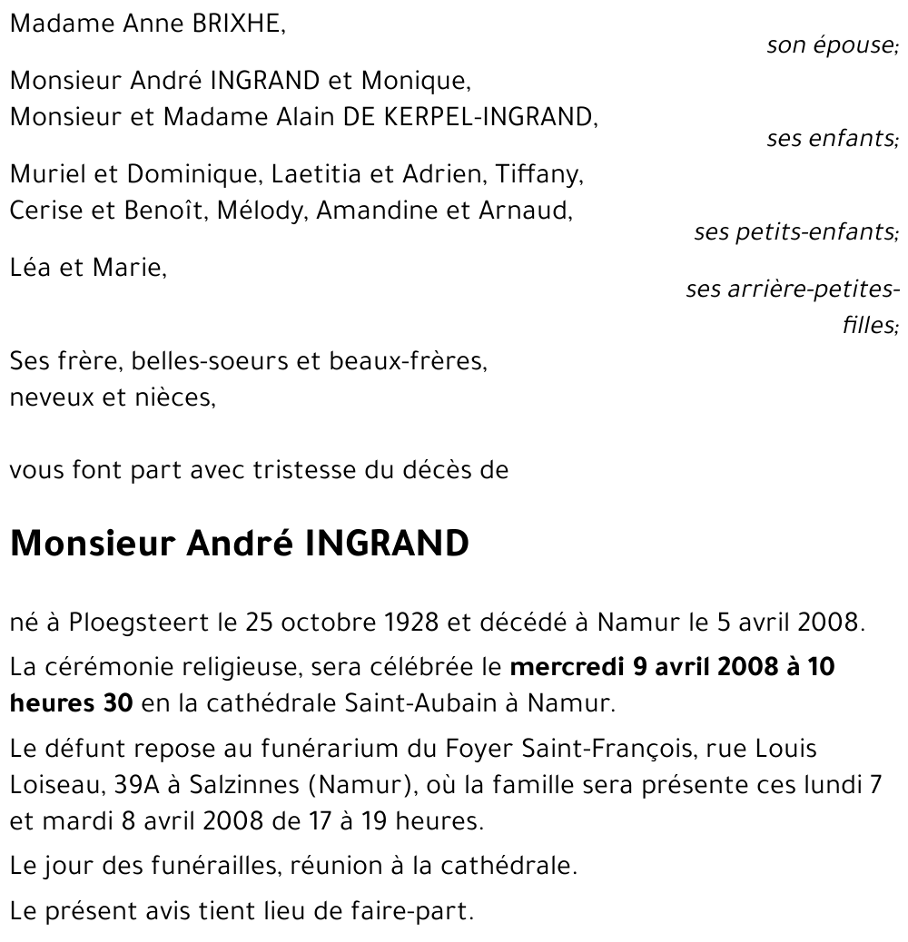 André INGRAND